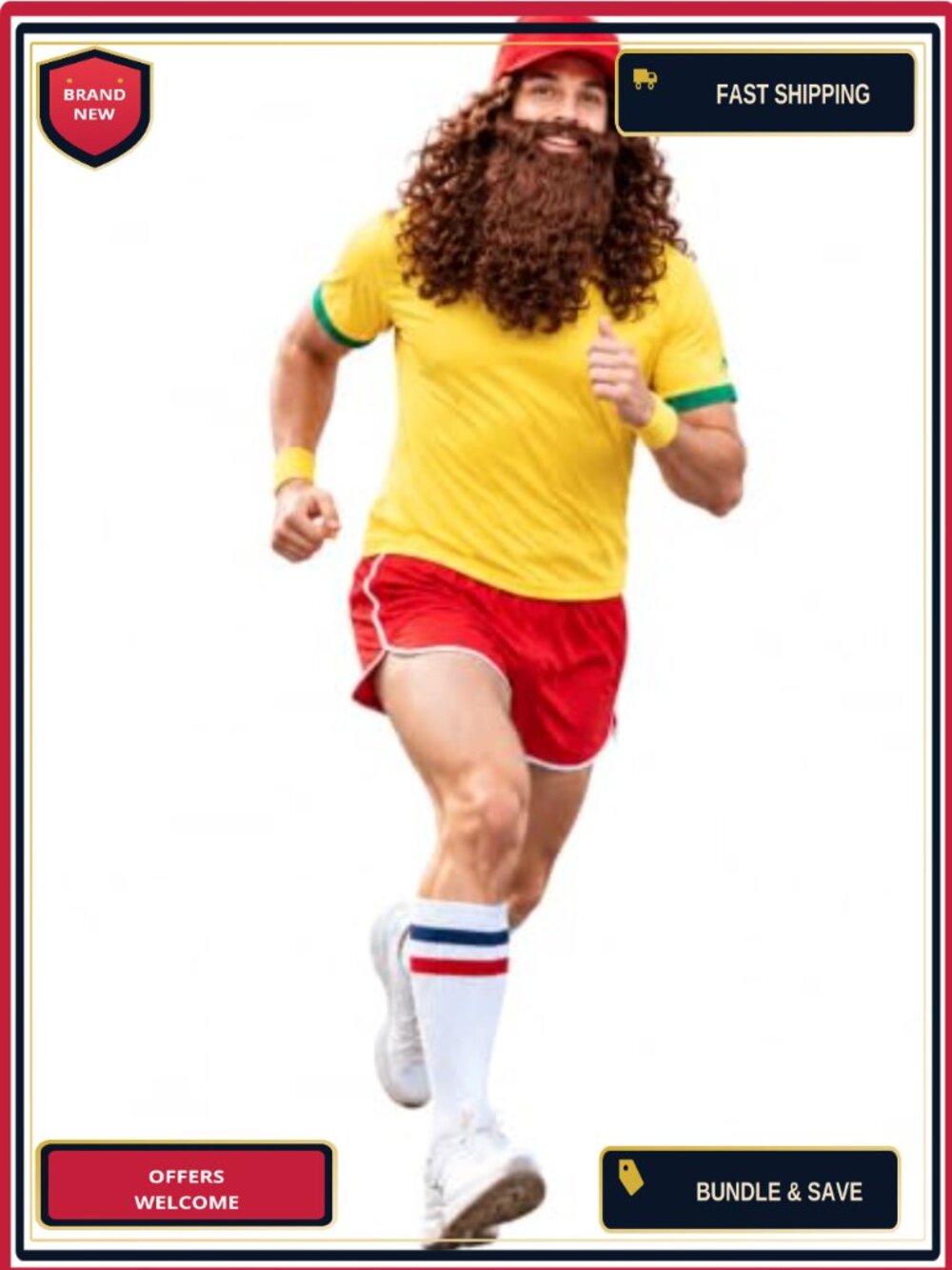 Halloween Running Costume Set Women Top Shorts Headband 5 Pcs